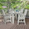 Highwood Usa Weatherly 5pc Square Counter Height Outdoor Furniture Dining Set AD-CNW44-HGR - alternate 2